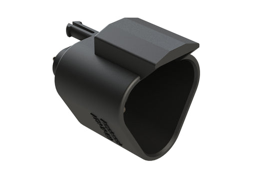 AT04-3P-BM04J1939 3 Position PCB Receptacle, Pin, Straight, Nickel Plated, Snap-Fit, Potted, Keyed J1939, Black
