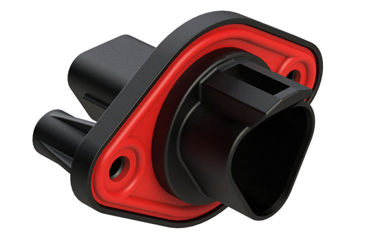 AT04-3P-PM12 3 Position Receptacle, Pin, Nickel, Panel Mount, Self-Threading, Reduced Diameter Seal