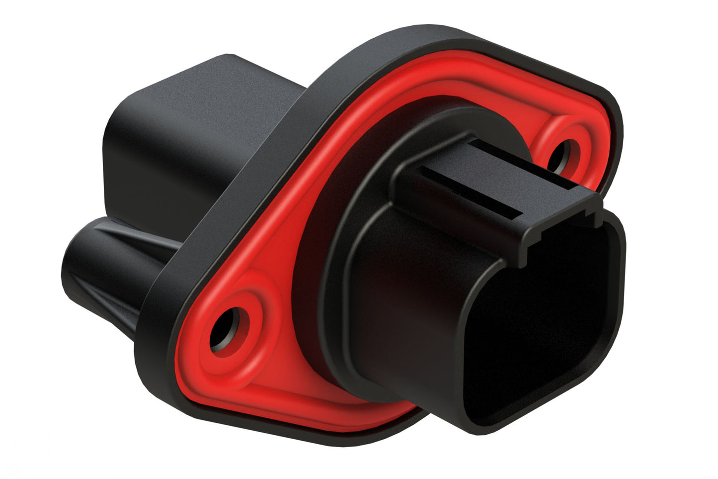 AT04-4P-PM11 4 Position Receptacle, Pin, Nickel, Panel Mount, Self-Threading