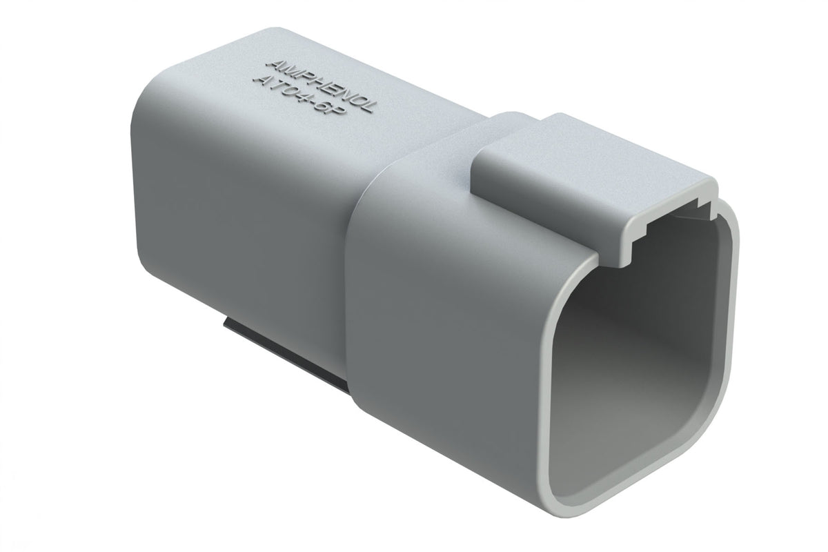 AT04-6P-RD01 6-Way Receptacle, Male Connector with Reduced Diameter Se ...
