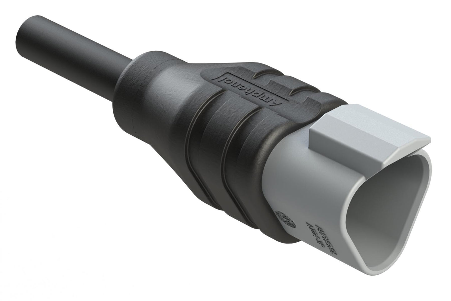 AT04GY-3P-N-TPE-M5 3 Position Receptacle Single-Ended Molded Cable Assembly. Black TPE, Uses Connector AT04-3P, 5 Meter Length. DT04-3P-2145-5M