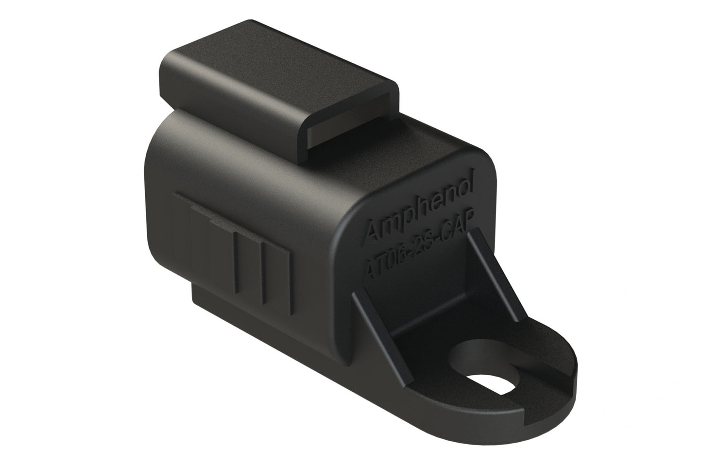 AT06-2S-CAP Protective Cover for 2-way Plug, Black. 1011-344-0205