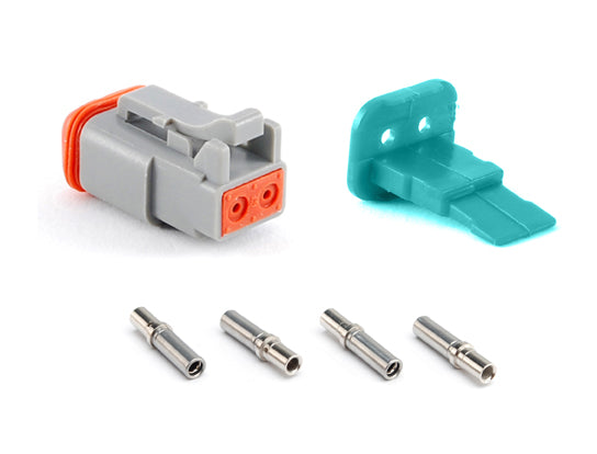 AT06-2S-KIT01 2-Way Socket Plug, Wedge and Contacts Kit