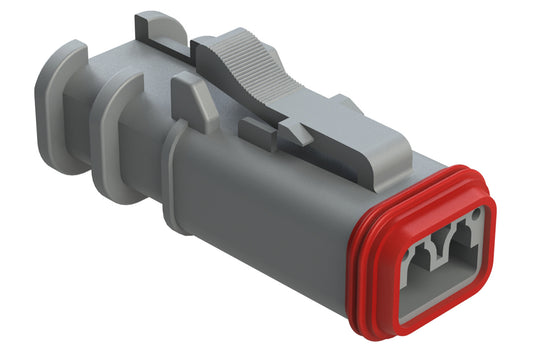 AT06-2S-OMGRY 2 Position, Plug, Socket, Structure Plus™, Grey