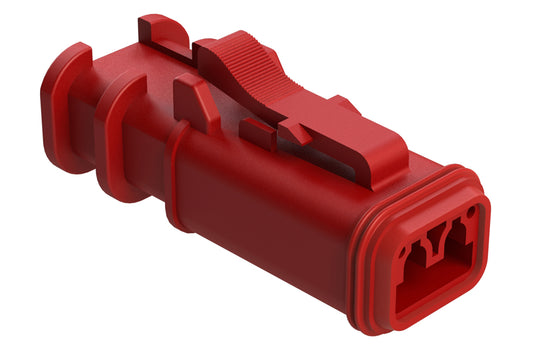 AT06-2S-OMRED 2 Position, Plug, Socket, Structure Plus™, Red