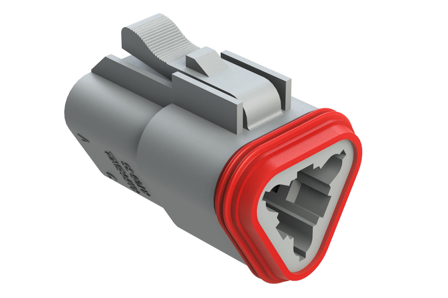 AT06-3S 3-Way Plug, Female Connector, Grey. DT06-3S