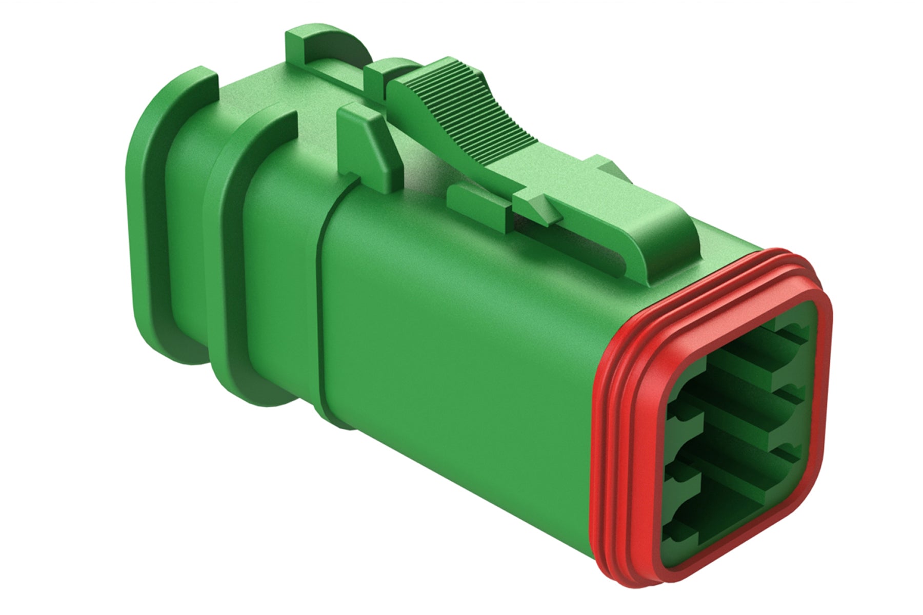 AT06-6S-OMGRN 6 Position, Plug, Socket, Structure Plus™, Green ...