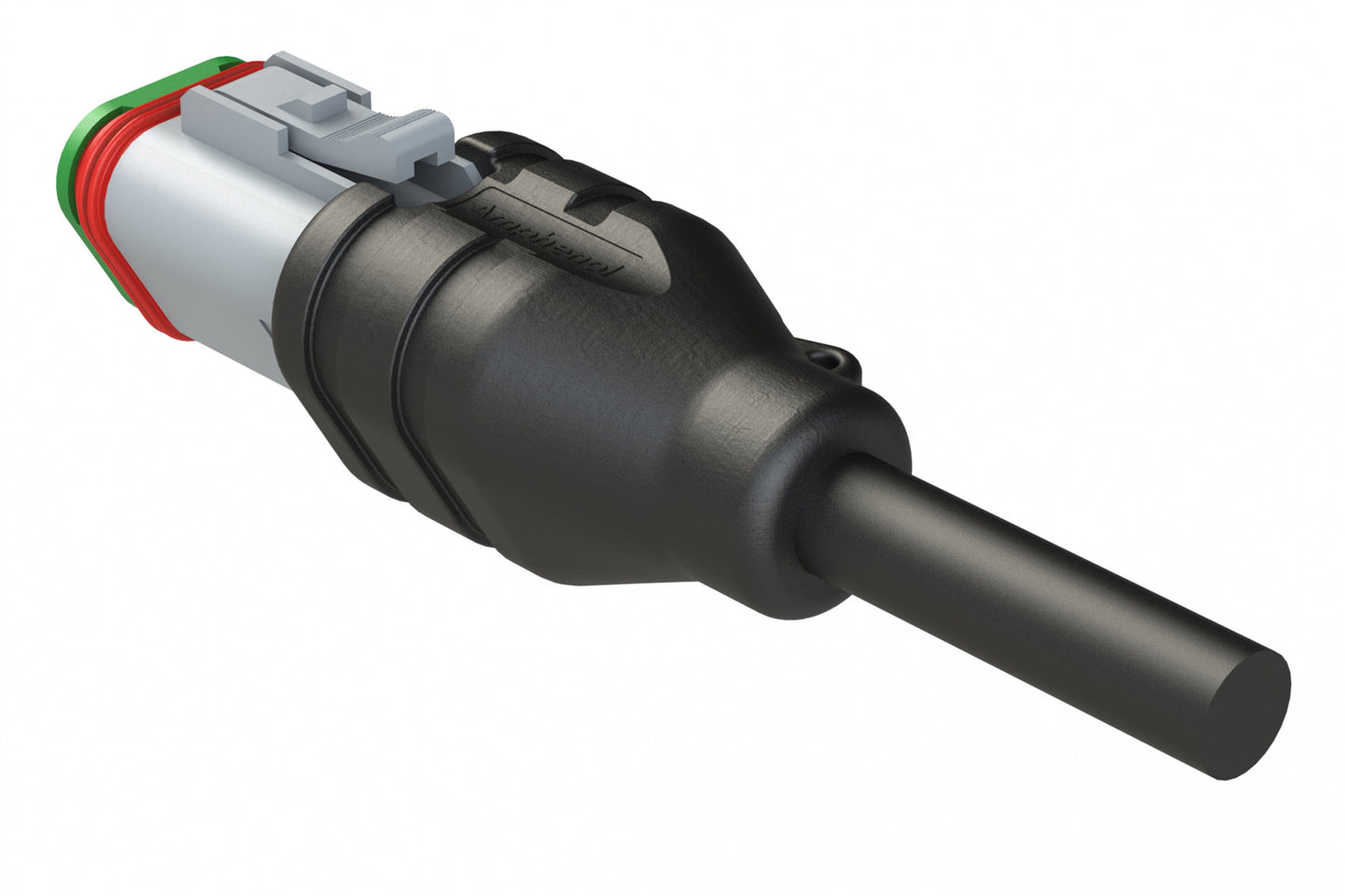 AT06GY-3S-N-TPE-M1 3 Position Plug Single-Ended Molded Cable Assembly. Black TPE, Uses Connector AT06-3S, 1 Meter Length. DT06-3S-2145-1M