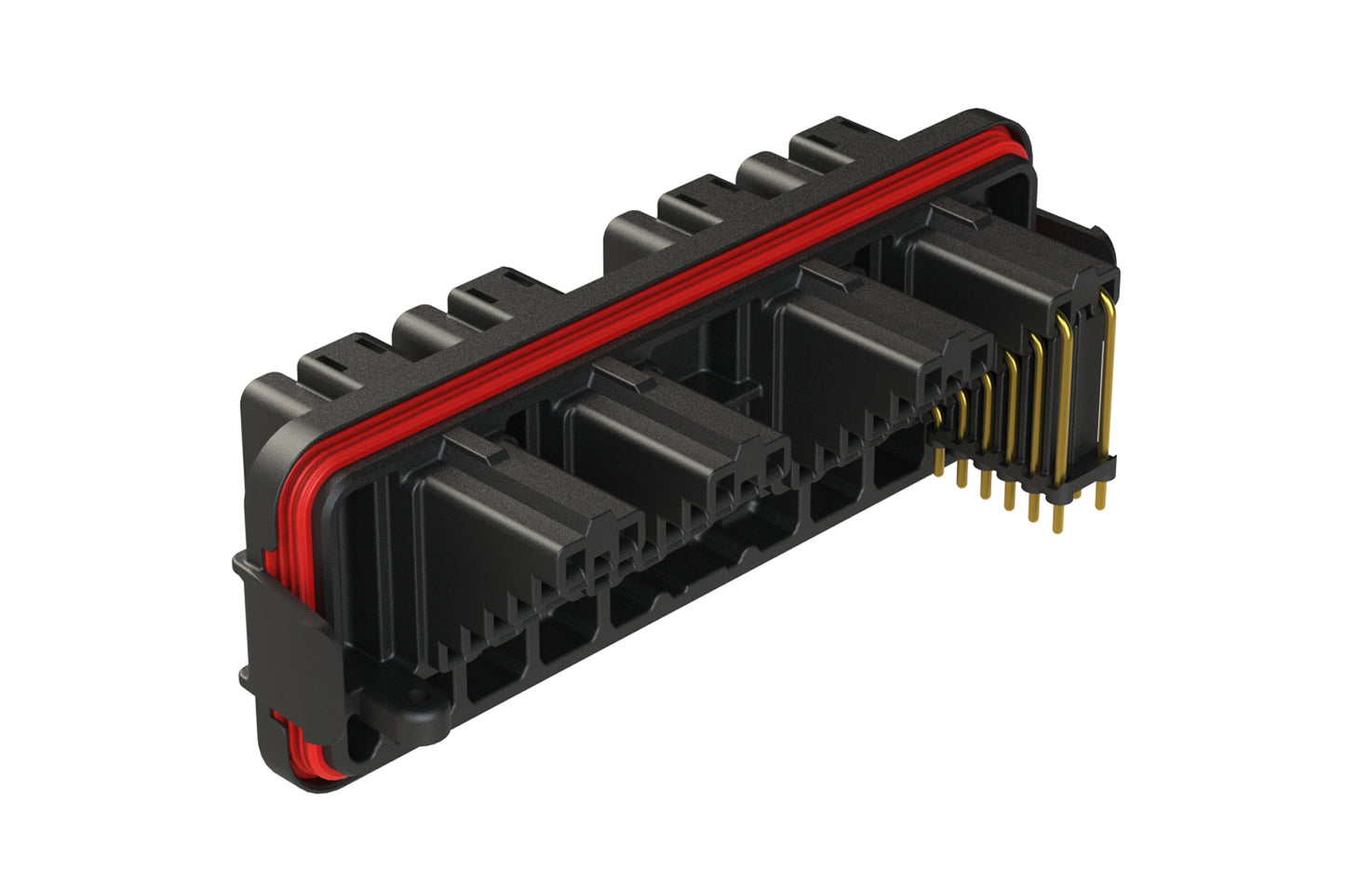 AT13-12PA-GR02 AIPX Receptacle AT Header, 4 X 12 Positions, Size 16 Contacts, Gold plating. DT13-12PA-GR02
