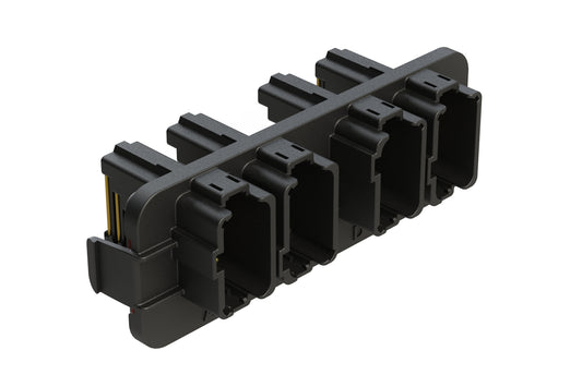 AT13-24PAB-BM01 AIPX Receptacle AT Header, 4 X 12 Positions, Size 16 Contacts. DT13-24PAB-GR02