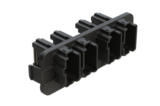 AT13-24PAB-BM03 AIPX AT Header Thermoplastic 2X12 SIZE 16 AB Key, Tin Plating, Black. DT13-24PAB-R015