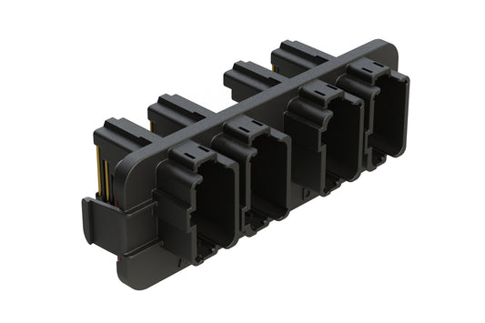 AT13-36PABC-BM01 AIPX Receptacle AT Header, 4 X 12 Positions, Size 16 Contacts. DT13-36PABC-GR02