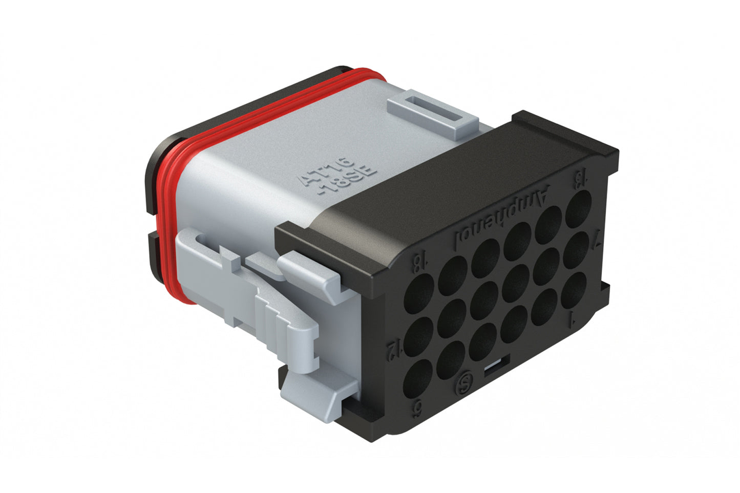 AT16-18SE-EK03 18 Position Plug, Keyed E, Grey. DT16-18SE-EK02