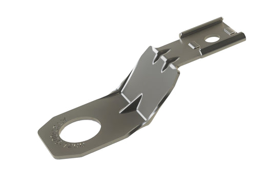 AT27-005-1200 Mounting clip for AT, ATM, ATP, ATHD Series, 2, 3, 4, 6, 12 Positions connectors stainless steel, .512 [13.00 mm] dia. Hole. 1027-005-1200