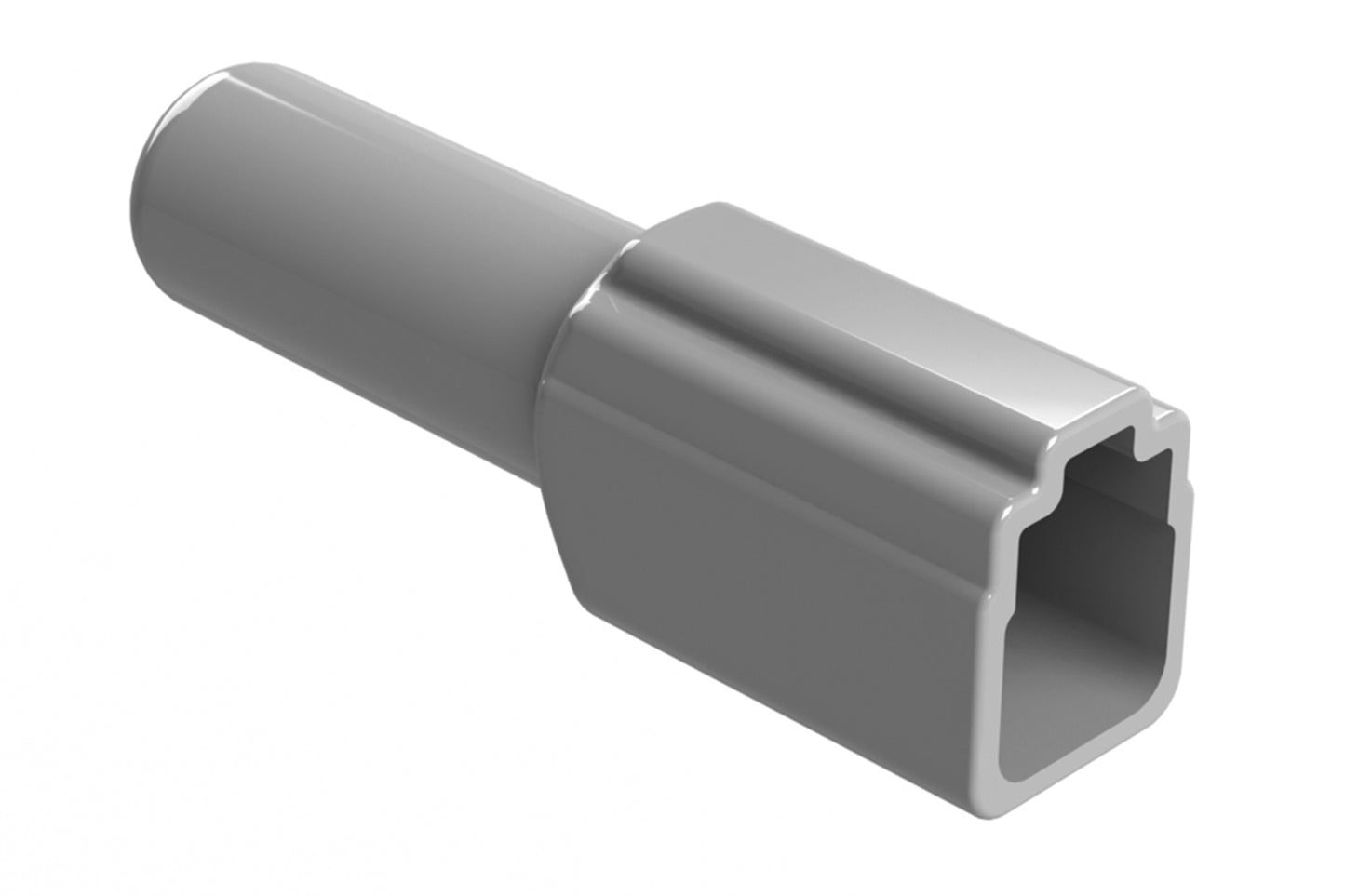 AT2S-BT Boot (Backshell) for 2-way Plug, Grey. DT2S-BT