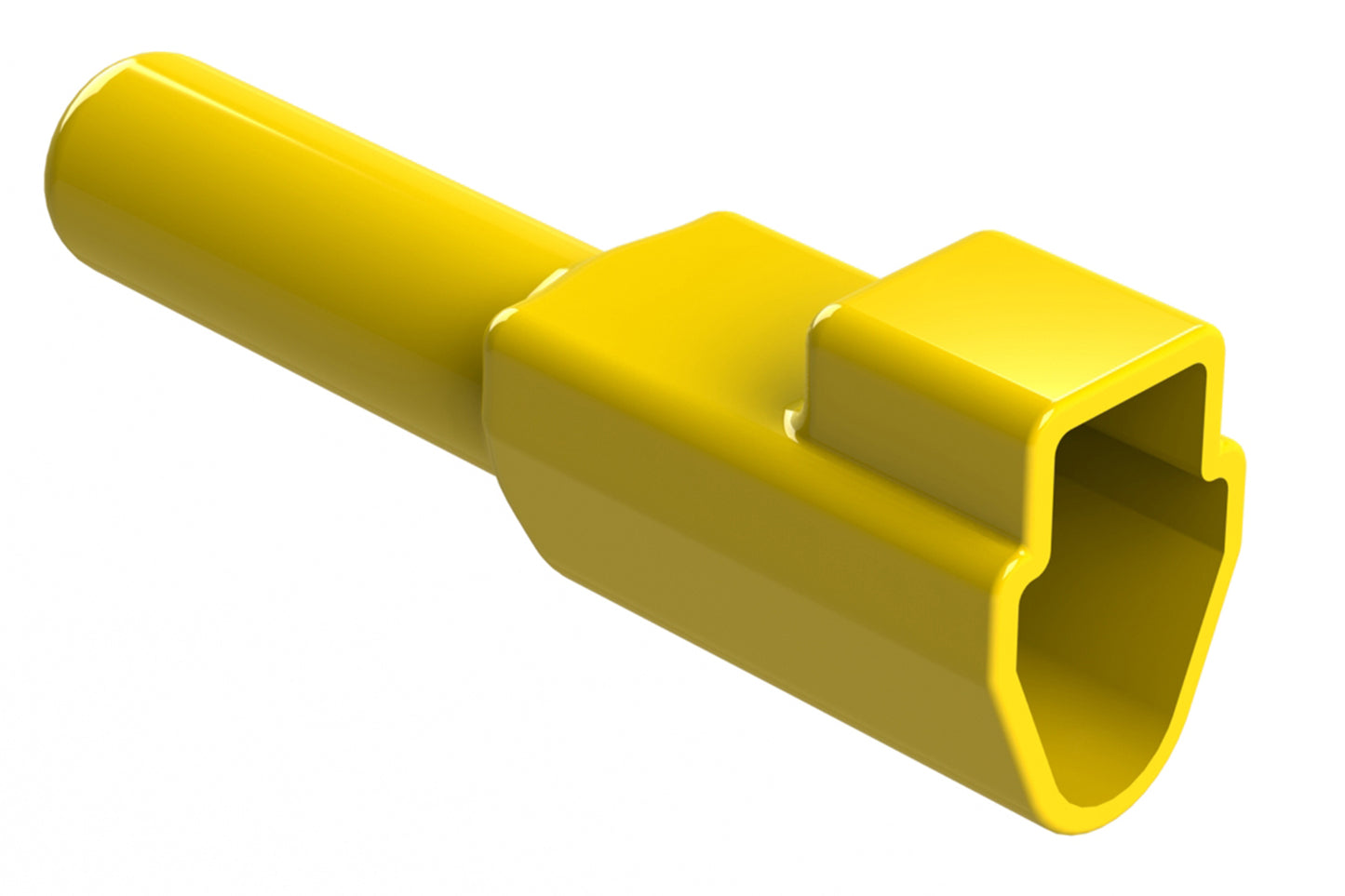 AT3S-BT-YW Boot (Backshell) for 3-way Plug, Black. DT3S-BT-YW