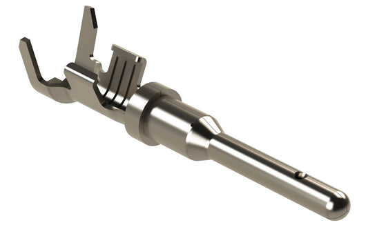 AT60-12-0222-LP Size 12 Stamped & Formed Contact, Nickel Plated, Male, 10-12AWG, Loose Pieces, Bag of 50. 1060-12-0222