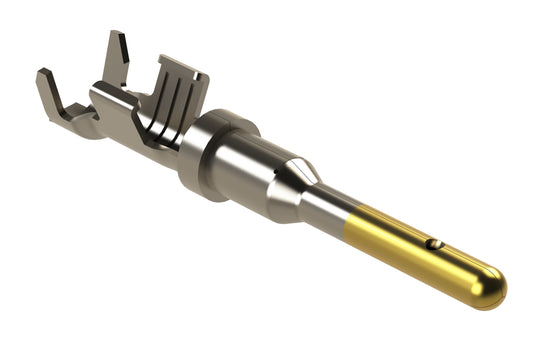 AT60-16-0144-LP Size 16 Stamped & Formed Contact, Gold Plated, Male, 16-18AWG, Loose Pieces, Bag of 50. 1060-16-0144