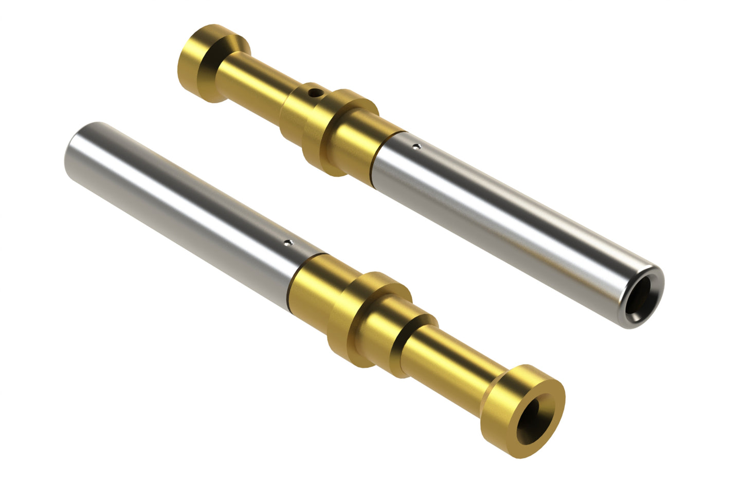 AT62-201-2031-22 Size 20 Machined Contact, Socket, 5A, 22-26AWG, Gold-Plated