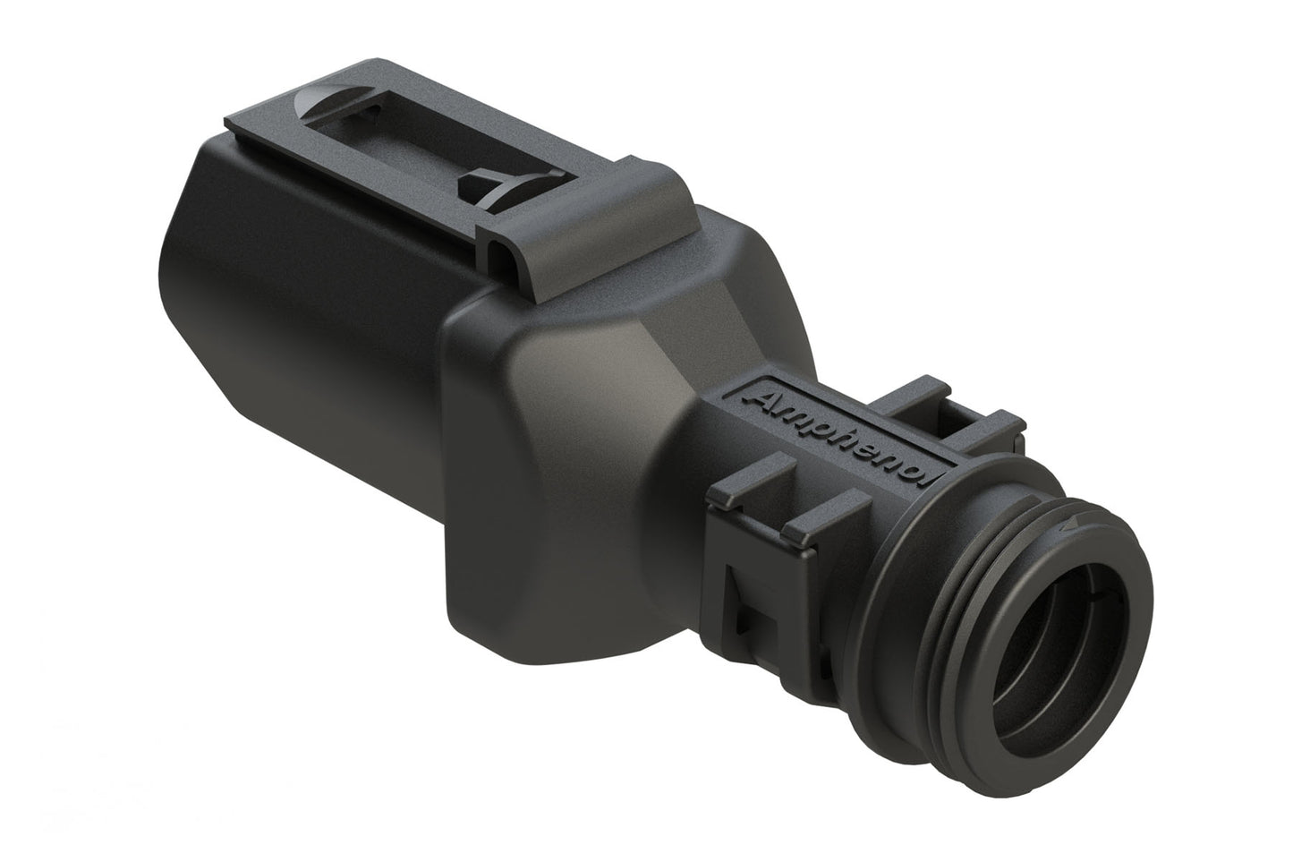 ATBS-233-0305 3 Position Backshell, fits AT04-3P* Receptacles, Enhanced Dovetail for Mounting Clips, Black. 1011-233-0305