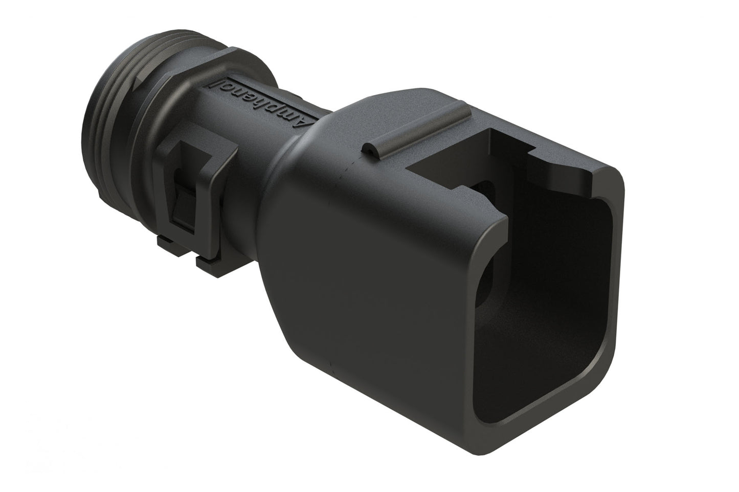 ATBS-239-0605 6 Position Backshell, fits AT06-6S* Plugs, Black. 1011-239-0605