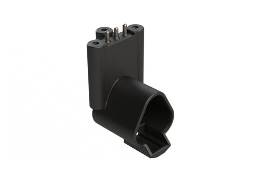 ATF13-3P-BM33J1939 Board Mount Header, Right Angle, AT, 3 Pin, 3X Self-Threading, Extended Height, Tin Plated Contacts, J1939