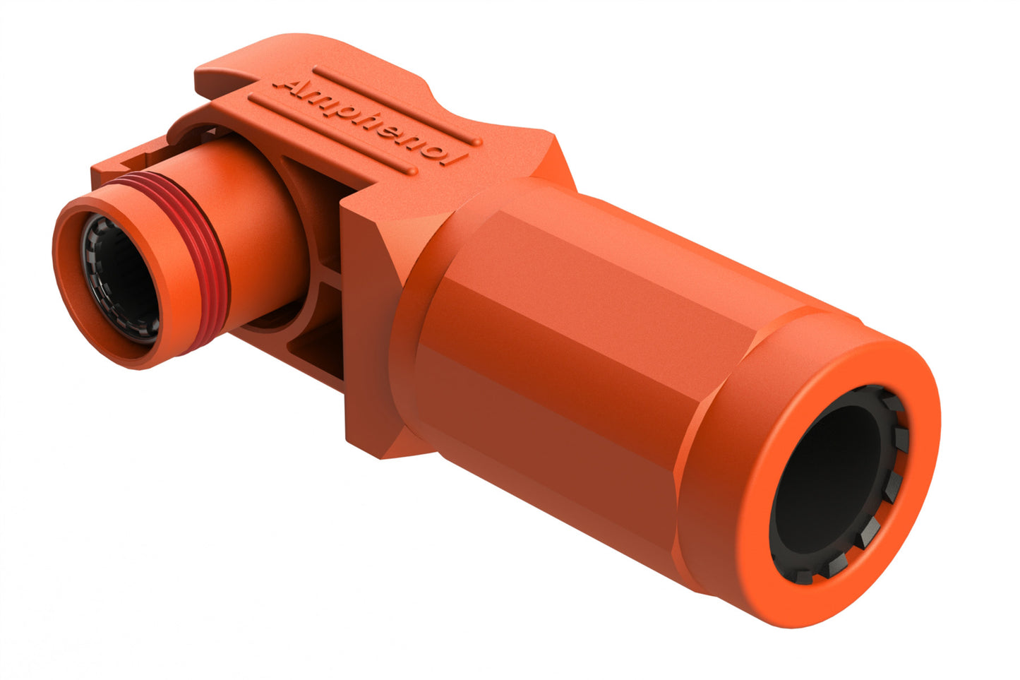 ATHP061RS08NN-35-ORG 8mm right angle plug, 130A/1000V, Socket, orange