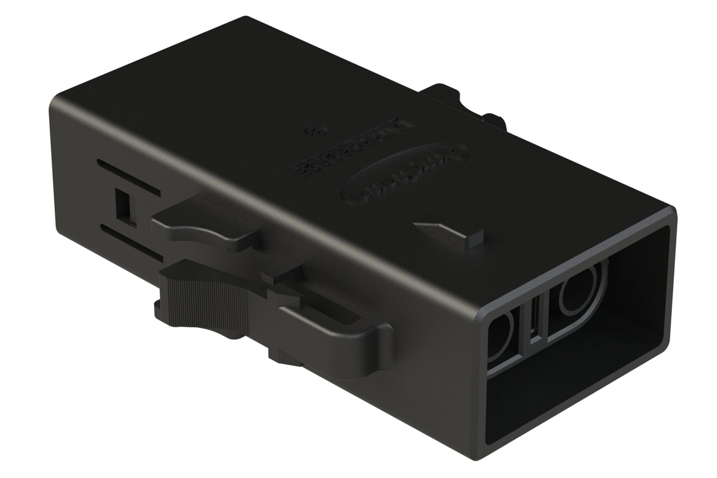 ATHP062S25ELB-S2-BLK 2 Position EMC Plug with High Voltage Interlock Loop, B Key, 4.8-5.8mm Cable Range, Black. Contacts ordered separately.