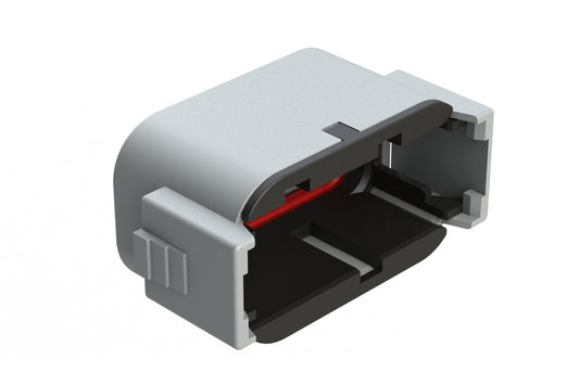 ATM06-12SB-CAP Dust cap for 12 position plug, keyed B, black