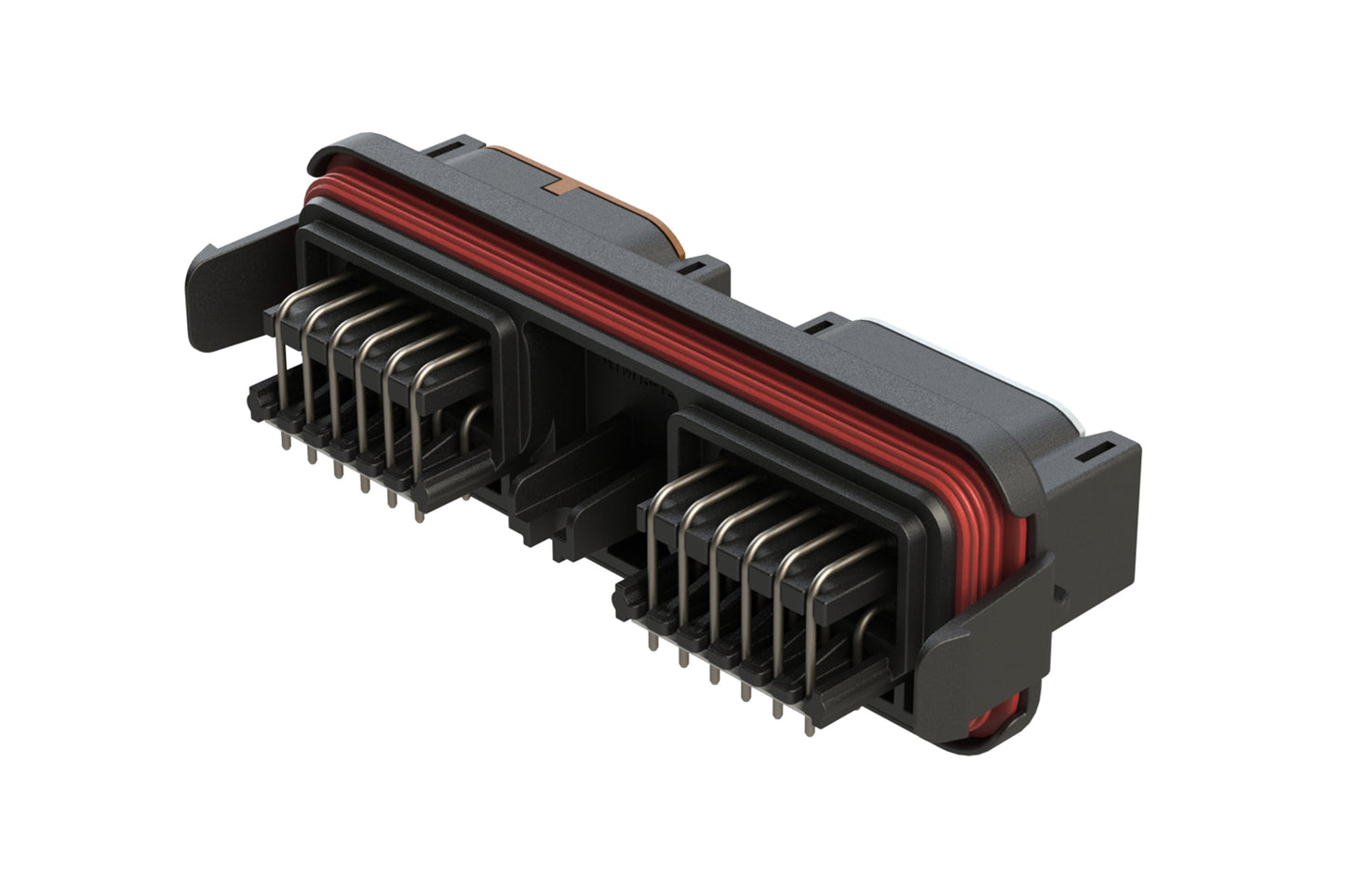 ATM13-12PA-12PD-BM03 ATM™ Header, Thermoplastic, (2) 12 Position size 20, A&D Key - Tin Plating. DTM13-12PA-12PD-R008