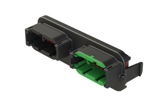 ATM13-12PB-12PC-BM03 ATM™ Header, Thermoplastic, (2) 12 Position size 20, B&C Key - Tin Plating. DTM13-12PB-12PC-R008