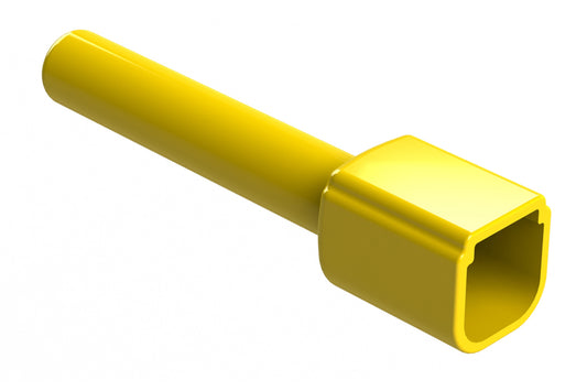 ATM4P-BT-YW Boot for 4 Position Receptacles, Yellow. DTM4P-BT-YW