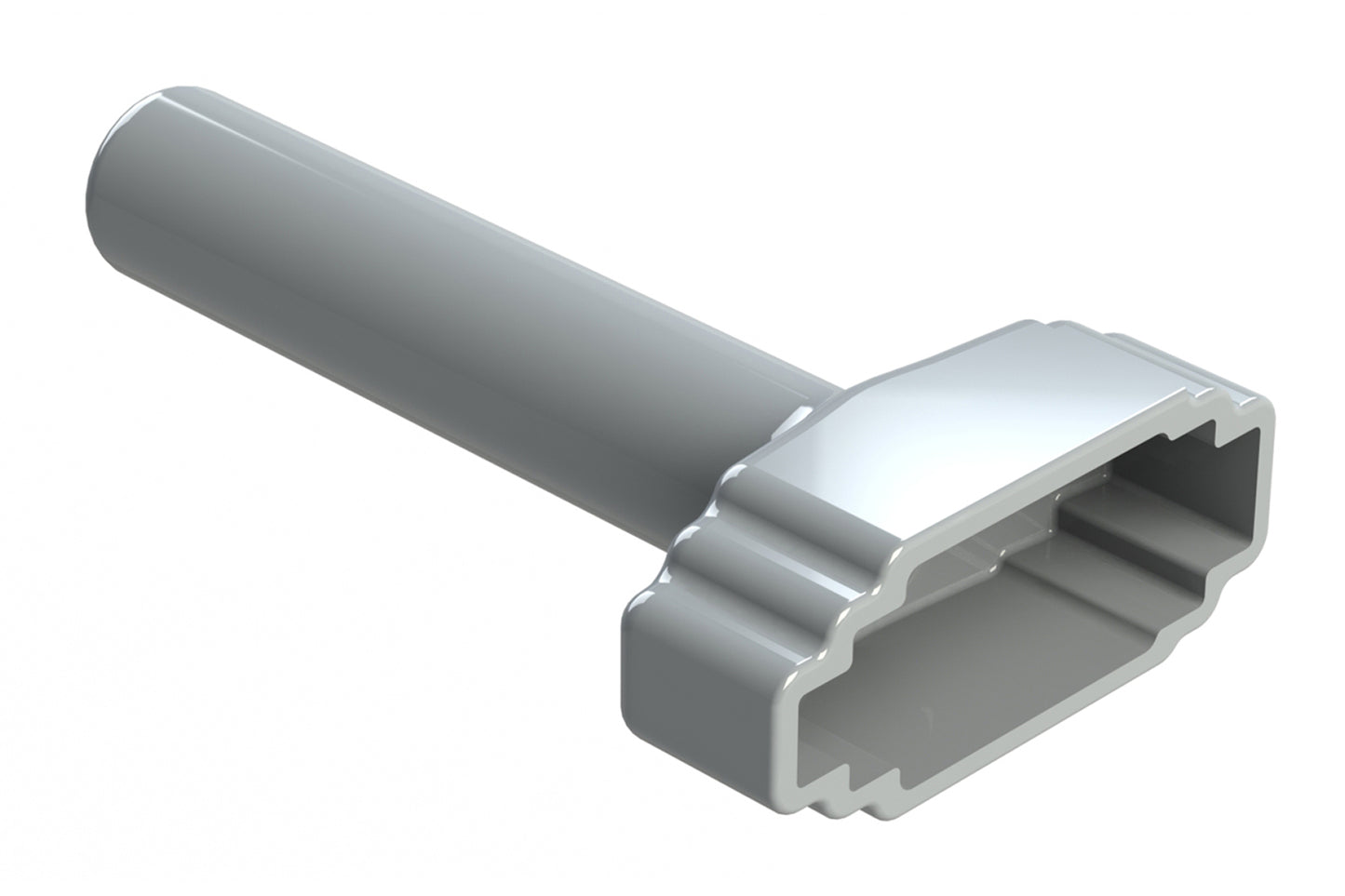 ATM8S-BT Boot for 8 Position Plugs, Grey. DTM8S-BT