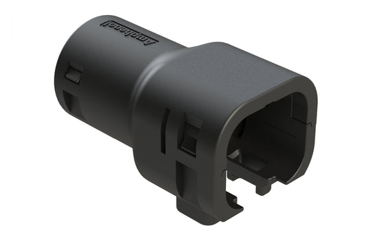 ATMBS-008-0405 4 Position Backshell, fits ATM06-4S* Plugs, Black. 1028-008-0405