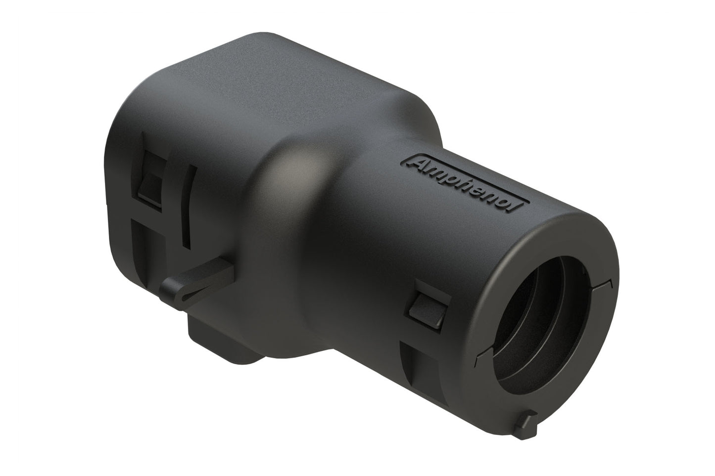 ATMBS-008-0405 4 Position Backshell, fits ATM06-4S* Plugs, Black. 1028-008-0405