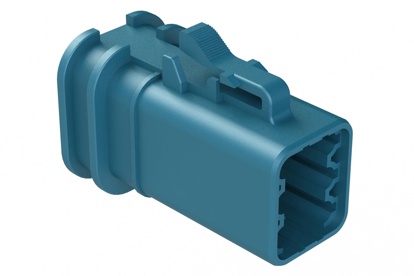 ATP06-6S-OMBLU 6 Position,Plug, Socket, Structure Plus™, Blue