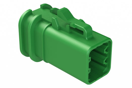 ATP06-6S-OMGRN 6 Position, Plug, Socket, Structure Plus™, Green
