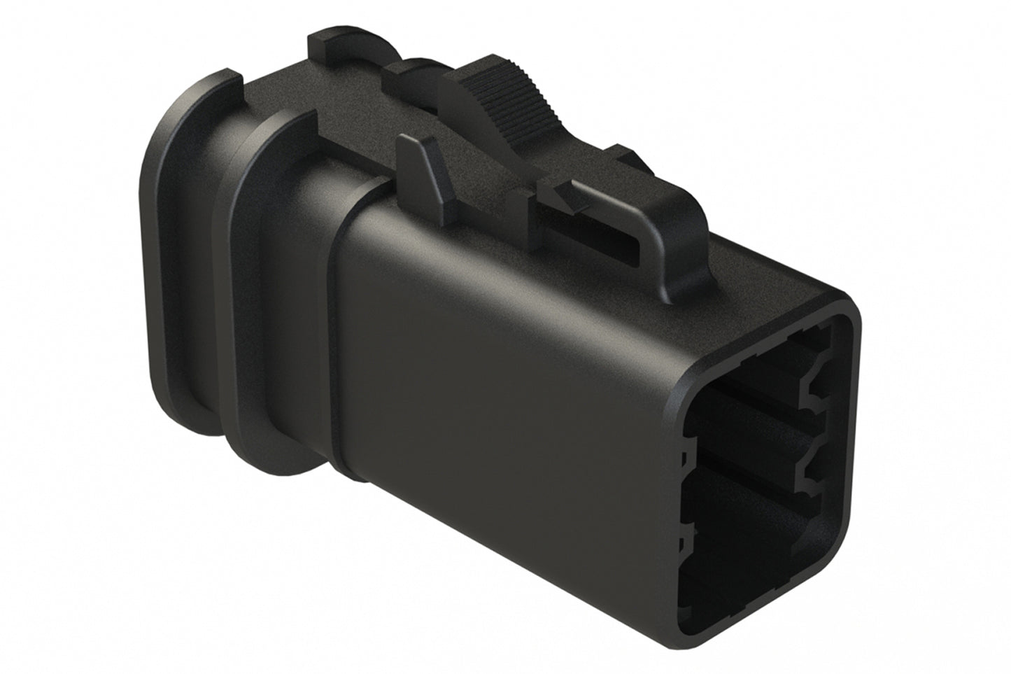 ATP06-6S-OMRDBLK 6 Position, Plug, Socket, Structure Plus™, Reduced Diameter Seal, Black