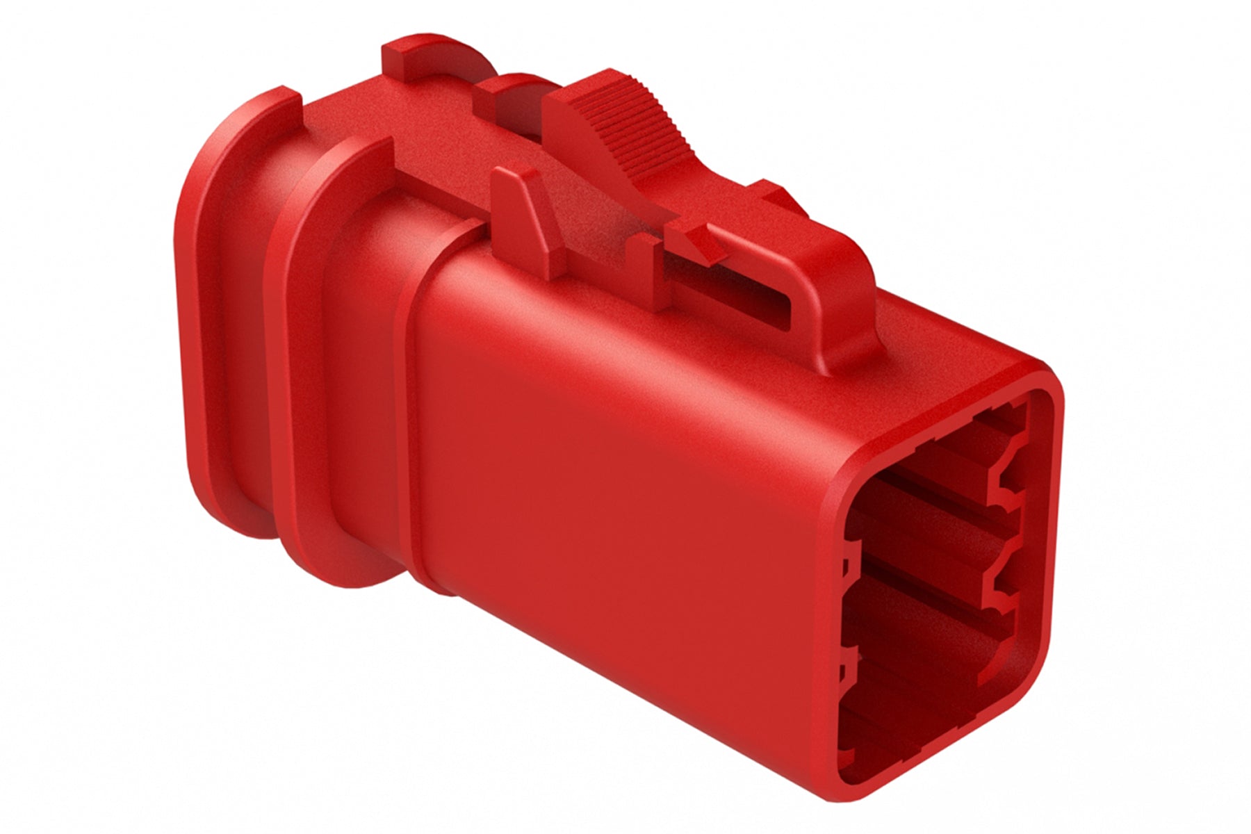 ATP06-6S-OMRED 6 Position, Plug, Socket, Structure Plus™, Red ...