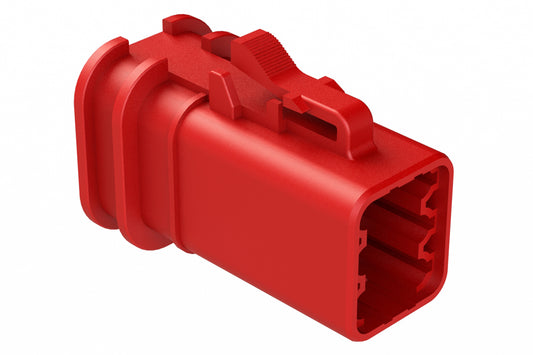 ATP06-6S-OMRED 6 Position, Plug, Socket, Structure Plus™, Red