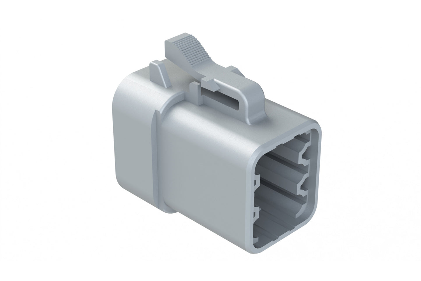 ATP06-6S 6 Position Plug, Female, Grey