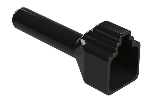 ATP4S-BT-BK Boot for 4 Position Plugs, Black. DTP4S-BT-BK