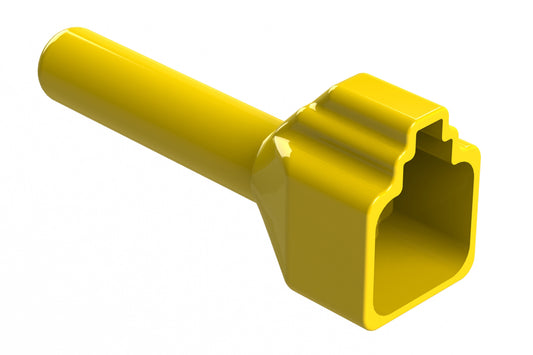 ATP4S-BT-YW Boot for 4 Position Plugs, Yellow. DTP4S-BT-YW