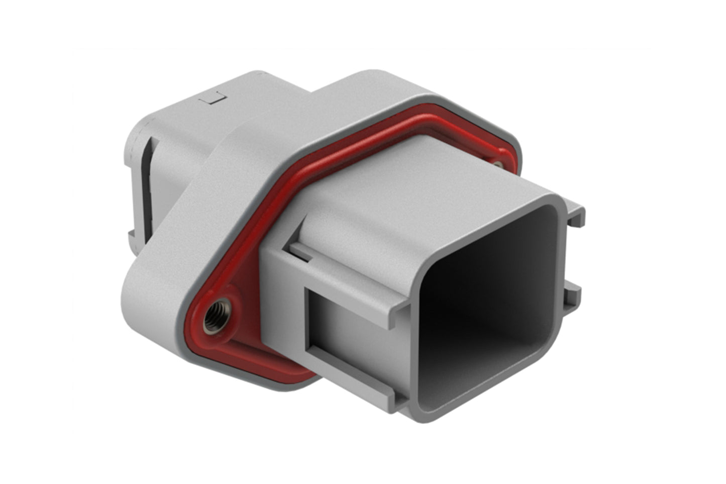 ATV02-18PB 18 position flange mount receptacle, Size 16 contact, key B. DTV02-18PB
