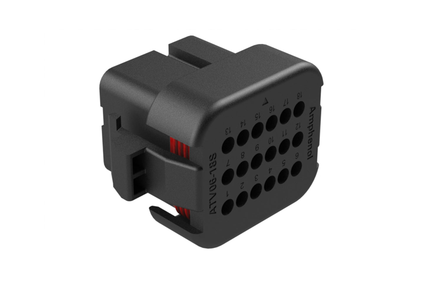 ATV06-18SB 18 position plug, Size 16 contact, key B, Standard Seal. DTV06-18SB