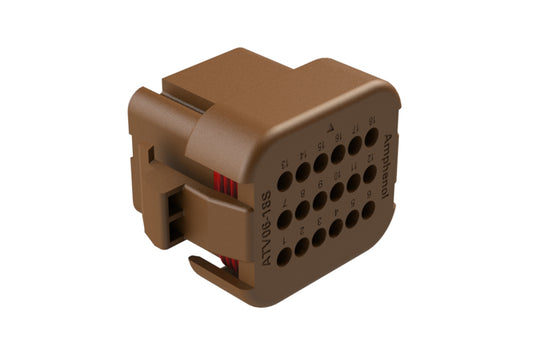 ATV06-18SD 18 position plug, Size 16 contact, key D, Standard Seal. DTV06-18SD