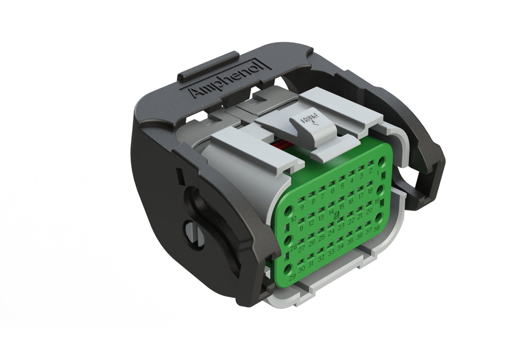 ATV06-38SA-S2 38 position plug, Socket, power and signal, keyed A ...