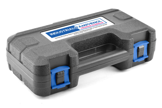 AUTK-100 Universal Heavy Duty Contact Crimping Tool Kit for Crimping Size 12,16,20 Machined Contacts, Wire Stripping, Positioners, Gauge and Extraction Tool