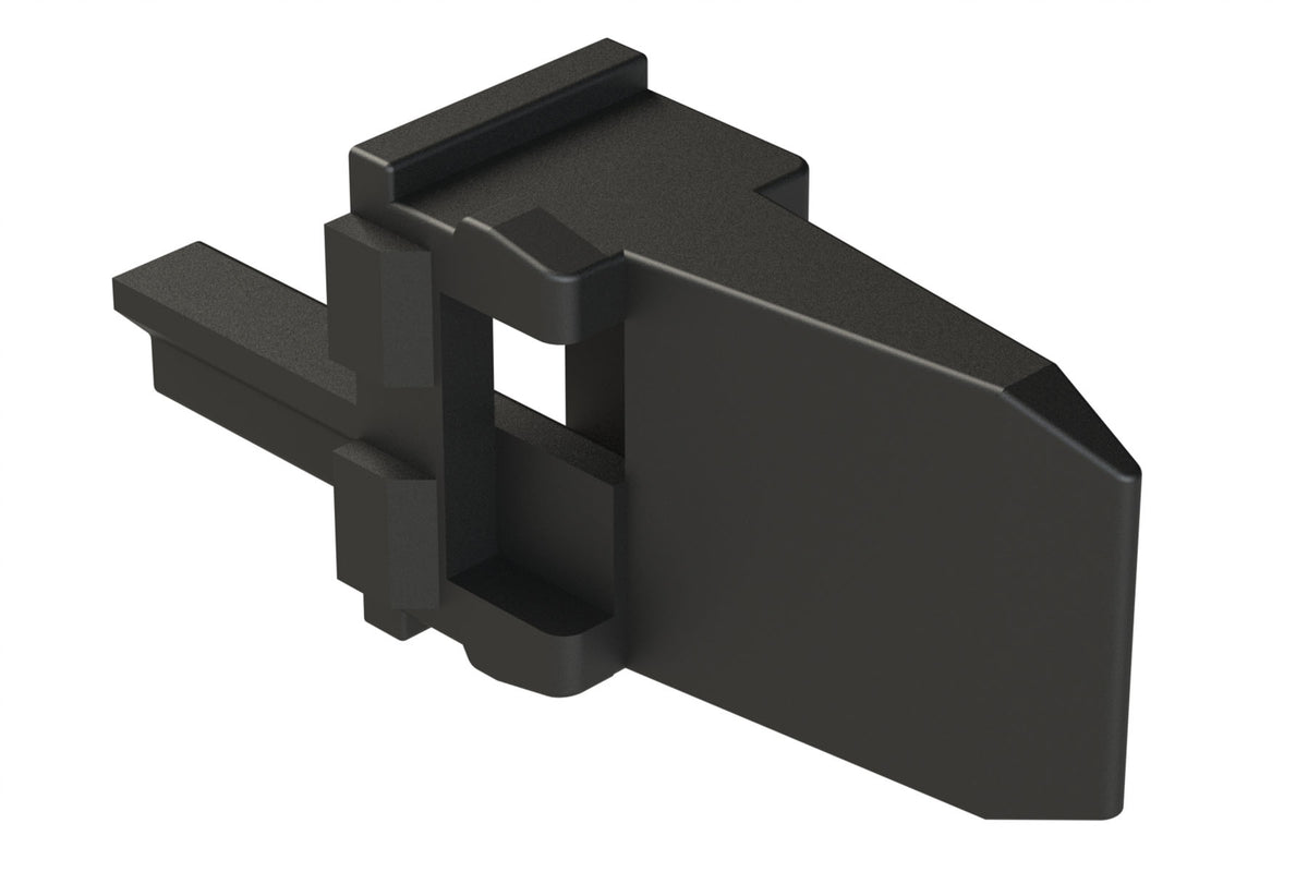 Aw4p AW4P-B 4 Position Receptacle Wedgelock, Keyed B, Black. W4PB, W4PB-P01 ...