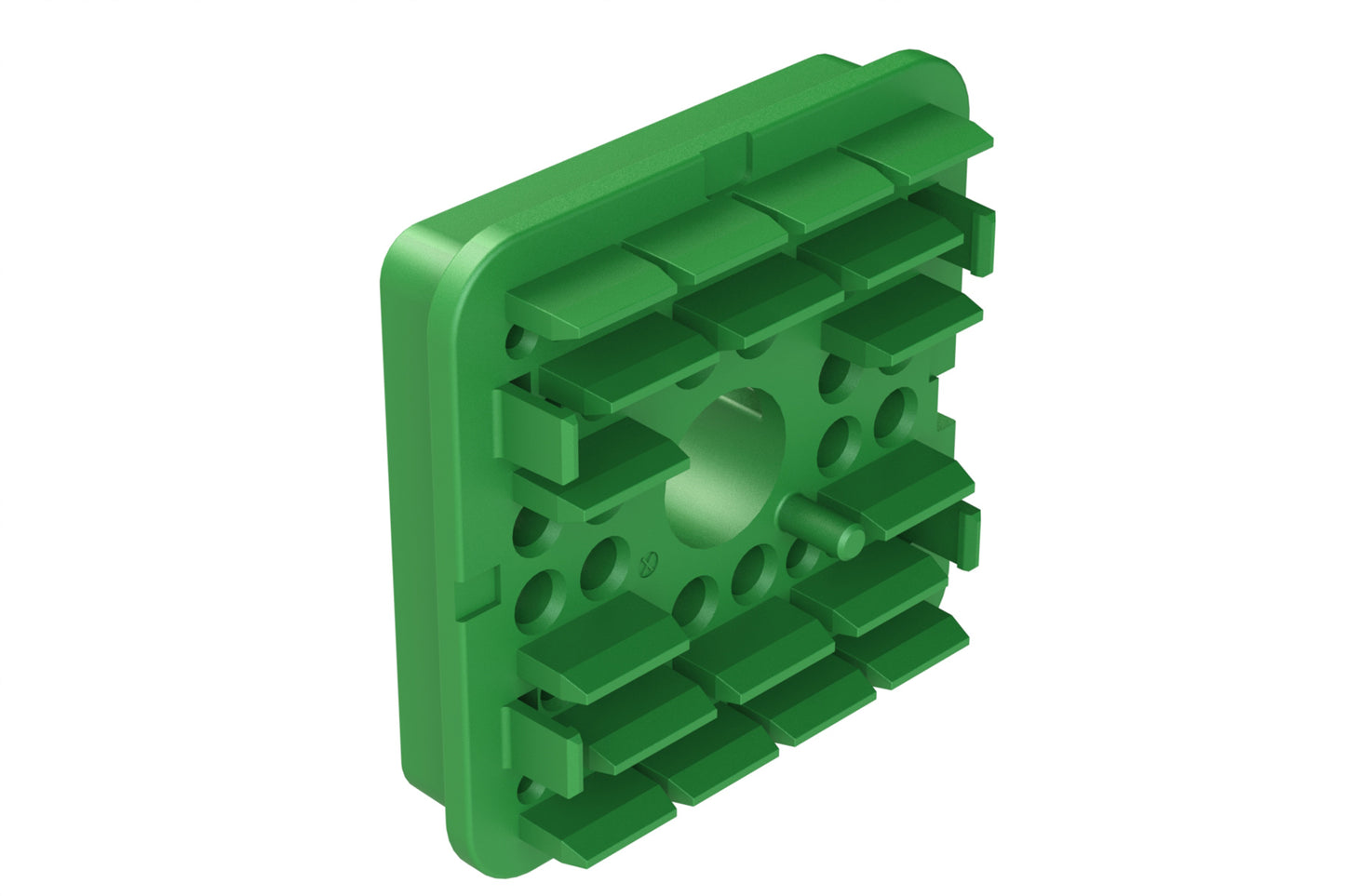 AWB-48SC Wedgelock for 48 Position Plug, Keyed C, Green. WB-48SC